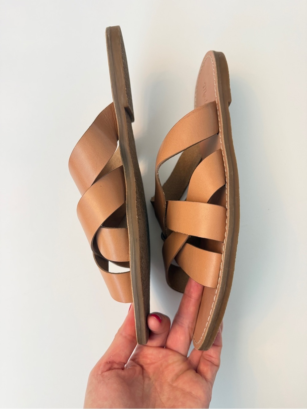 Madewell Boardwalk Woven Slide Sandal, Size 10 (fit like 9) - Picture 3 of 5
